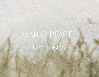 Project thumbnail - War & Peace, Tolstoy - Cover Design