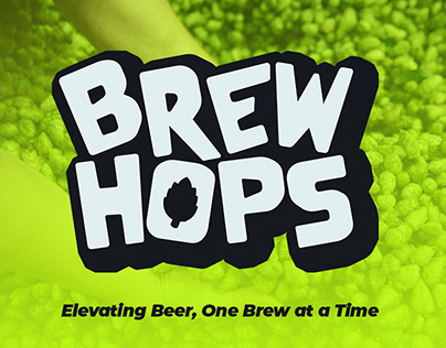 Beer Branding "Brew Hops" projet fictif