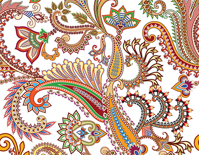 Paisley Textile pattern design