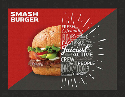 smash burger branding