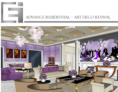Res. II: Art Deco Revival w/ Construction Documents