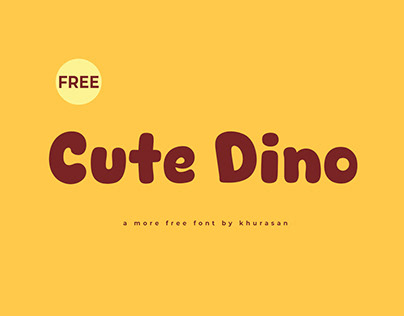 Cute Dino Font free for commercial use