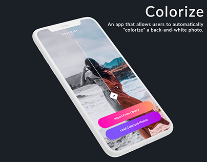 Colorizer App - UX/UI Design