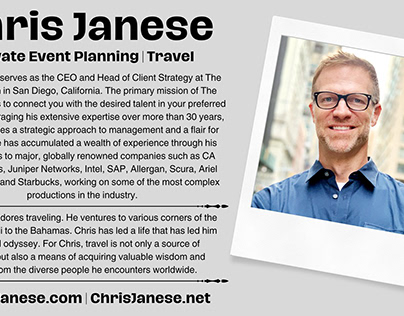 Meet Chris Janese