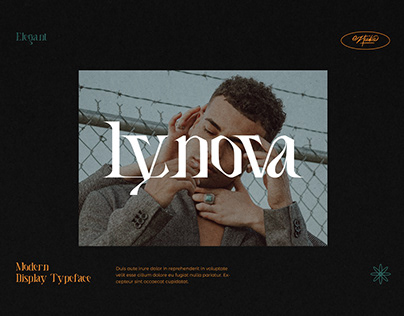 Lynova Modern Display Font