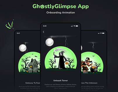GhostlyGlimpse App Onboarding Animation