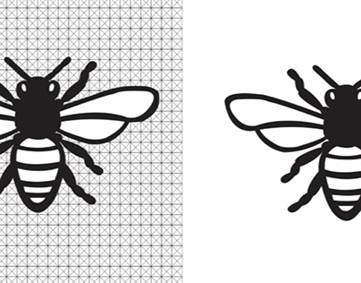 Bee design vector