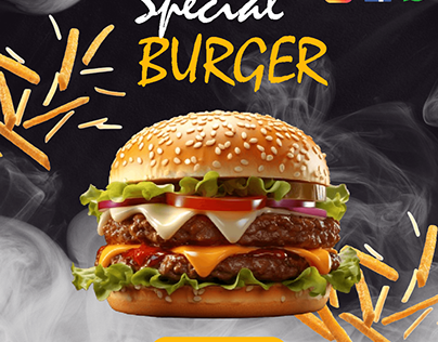 Burger web banner