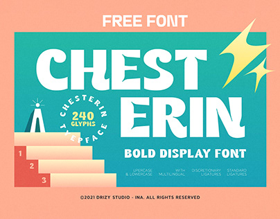 Chesterin Bold Display Font | Free Font