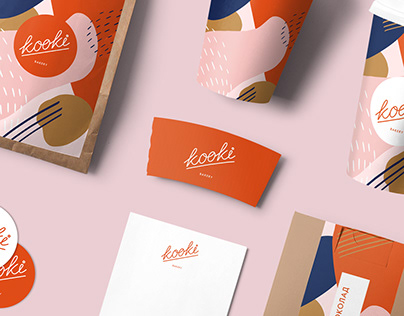 Logo & branding for "KOOKI" bakery