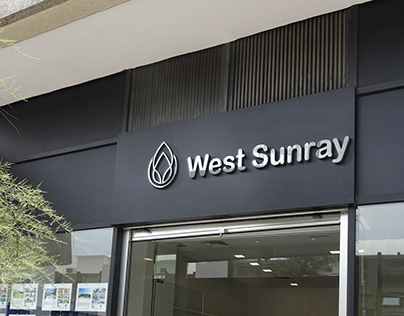 West sunray shop logo design