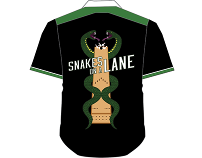 Snakes on a Lane Bowling Team Shirts