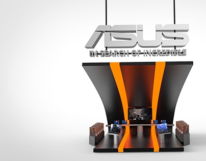 Asus Tradebooth 3D Modelling