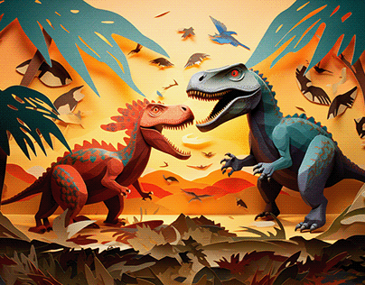 Dinosaur Stories Children's Book | AI Art