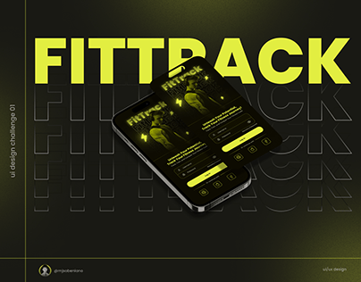 FitTrack - Fitness Tracker App - UI Design Challenge 01