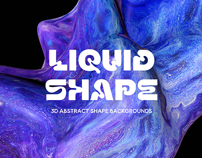 Violet Liquid Shape Backgrounds
