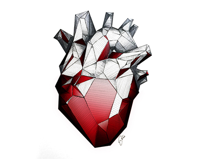 Ruby Red Heart
