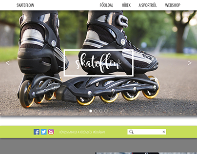Webdesign for skating