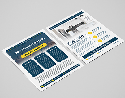 Mock Cleaning Company Flyer Design