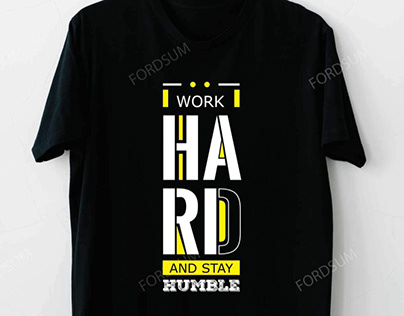 Modern typography t shirt design