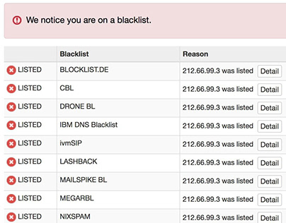 IP Blacklist Remove