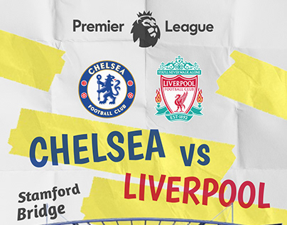 Matchday Poster Chelsea FC vs Liverpool FC