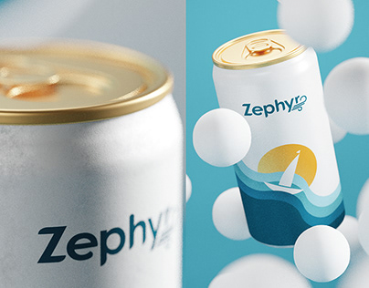 3D Product Animation - Zephyr beverage