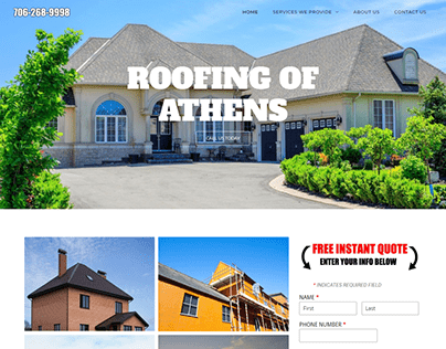 Roofing of Athens | Business Website