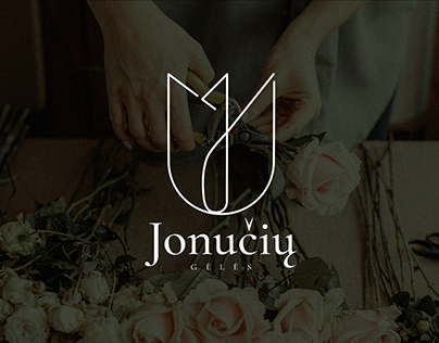 "Jonučių gėlės" | Flower shop brand identity