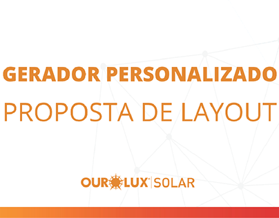 Gerador Personalizado solar