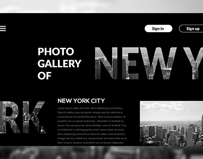 New York Gallery Website