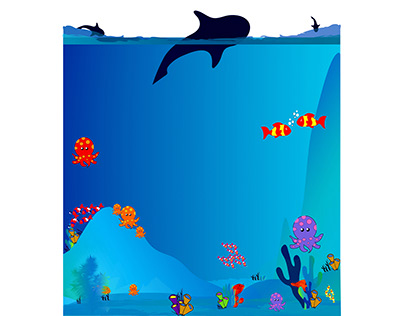 Underwater Scene Illustration