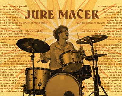 Jure Maček (yellow poster)