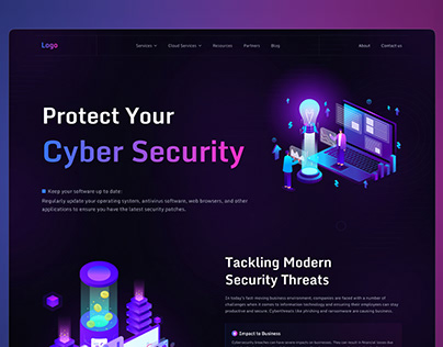 Cyber Security Services Website