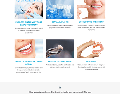 High Quality Dentist Website