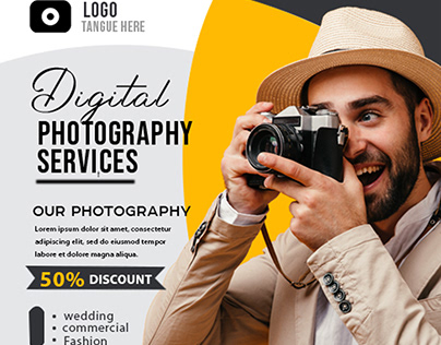 Digital Photography Services Poster Design