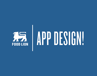 Food Lion App Design