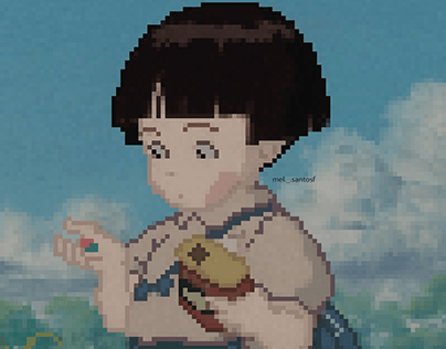 Studio Ghibli em pixels