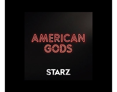 Cartazes inspirado em "American Gods"