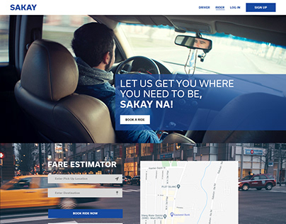 Sakay, A Website Mock-up Exercise