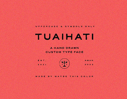Tuaihati Typeface