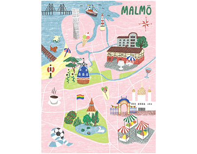 Malmö map