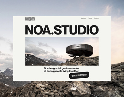 NOA | landing page | redesign concept