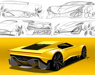 Sketchbook - Lamborghini Miura Concept
