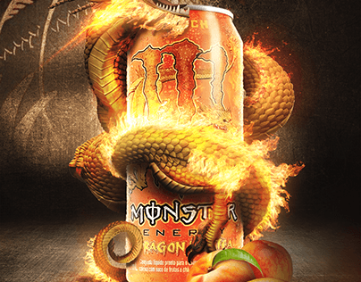 Monster Energy Drink - Dragon Tea