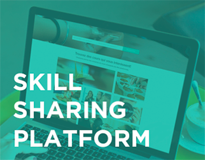 Skill Sharing Platform - Landing Page