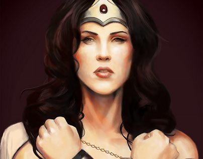 Wonder Woman painting