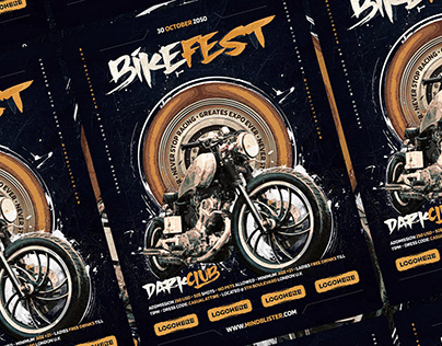 Motorcycle Flyer/Poster Template