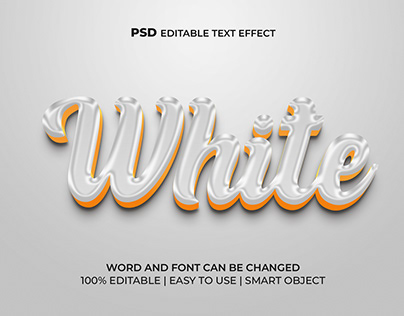 3D text effect