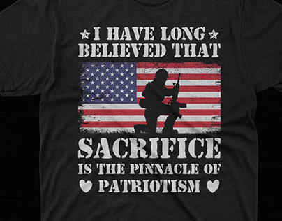 Patriotism t-shirt design